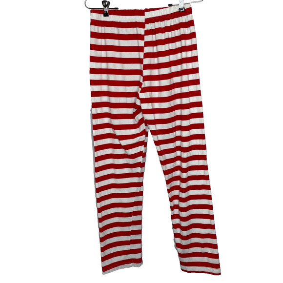 Women's Large Unbranded Red Stripe Cotton/Polyester Pull On Pants - Picture 4 of 4